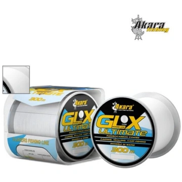 Makšķeraukla Akara GLX Ultimate Fluorocarbon, 300 