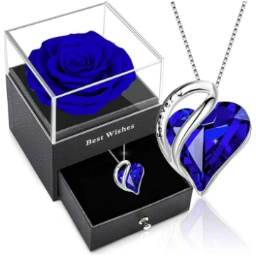 Willuck Eternal Rose ar ķēdi sudraba 925, bezgalīb