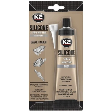 Blīvējuma silikons, pelēks K2, 85 g