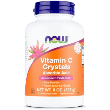 Vitamin C Crystals Powder Now Foods 227 g