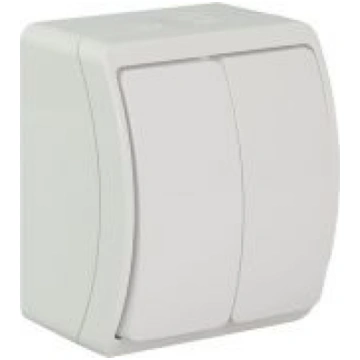 VW-2 Koala Two-Circuit Switch surface mounted IP44