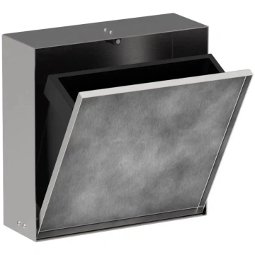 Hansgrohe XtraStoris Rock 4 L, matēts tērauds, 560