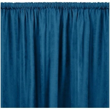Chenila aizkari 280×245 indigo krāsā Homede