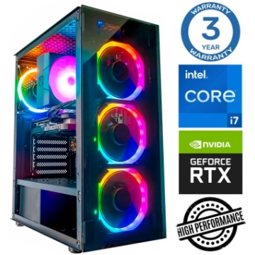 Stacionārs dators Intop i7-12700F, DDR4 16 GB, SSD