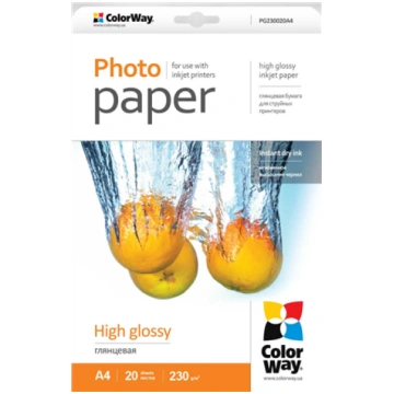 ColorWay Photo Paper 20 pack | PG230020A4 | Glossy