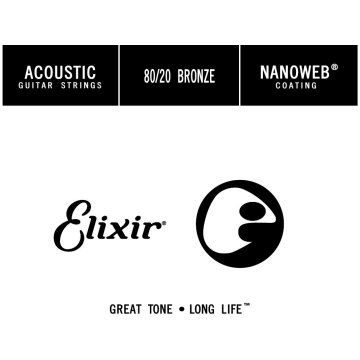 Elixir 15139 Acoustic Nanoweb Single 039
