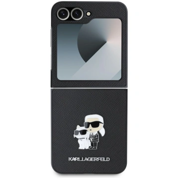 Karl Lagerfeld PU Saffiano Karl and Choupette Case