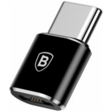 Baseus Mini Adapter Micro USB to USB Type-C Black 