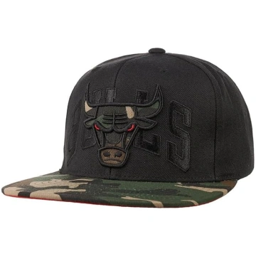 Mitchell & Ness cepure INTL403 Chicago Bulls melnā