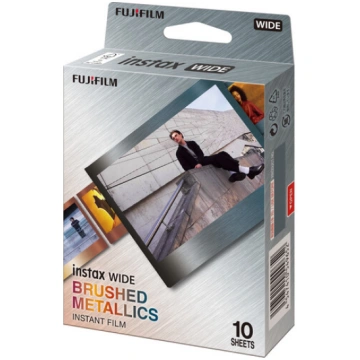 Fujifilm Instax WIDE BRUSHED METAL 10vnt