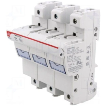 Fuse holder | 22x58mm | for DIN rail mounting | 10