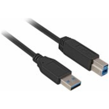 Sharkoon Cable USB 3.0 A-B black 3,0m vads 4044951