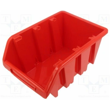 Container: cuvette; red; 230x160x120mm; TRUCK | KT