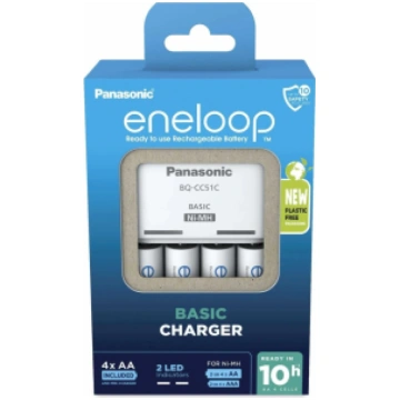 Battery charger PANASONIC Eneloop Basic BQ-CC51 + 