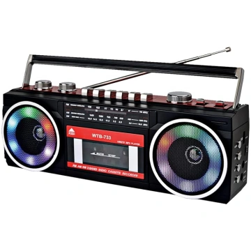 Retro 80. gadu kasešu magnetofons Boombox ar Bluet