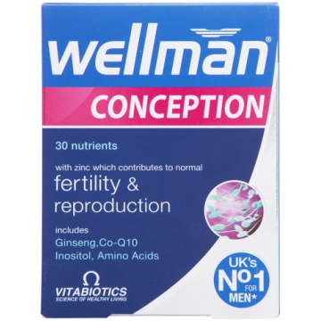 Vitabiotics Wellman Conception vitamīni vīriešiem,