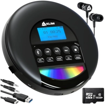 KLIM Nomad CD atskaņotājs Bluetooth - Tragbarer CD