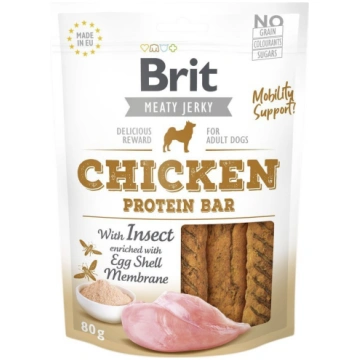 BRIT Jerky Snack Chicken with Insect 80g uniwersal