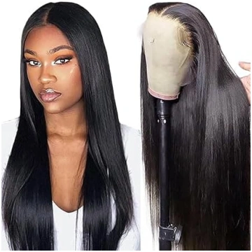 Cilvēku matu parūka 13 x 1 Glueless Lace Frontal S
