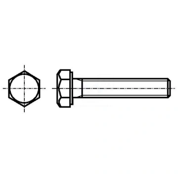 Screw | M5x55 | DIN: 933 | Head: hexagonal | none 