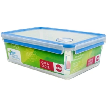 Emsa Clip&Close Food Storage Container 5.5 L, blue
