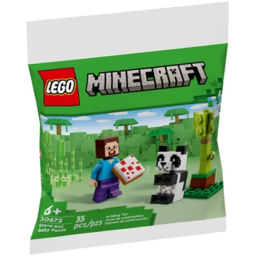 LEGO Klocki Minecraft 30672 Steve i mała panda | 3
