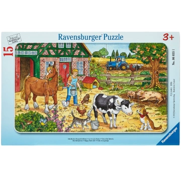 Ravensburger Puzzle Happy Farm Life 15 - 060351 ( 