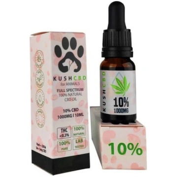 CBD + Laša eļļa dzīvniekiem 1000mg 10% 10ml
