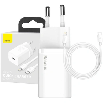 Baseus Super Si Quick Charger 1C 20W lādētājs ar U