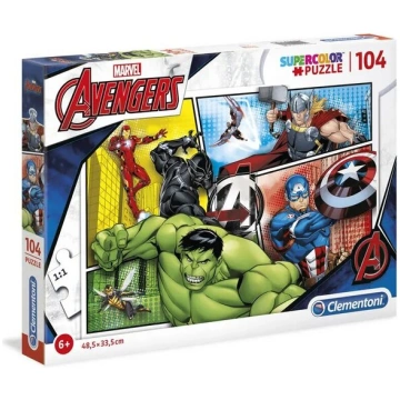 Marvel Avengers puzle 104 gab. Clementoni