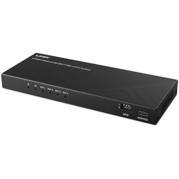 Lindy - video/audio splitter - 4 ports 38535