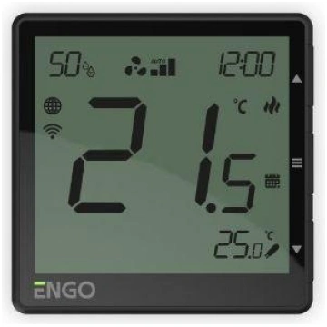 Fan Coil termostats EFAN-230B melns WiFi, ENGO 466