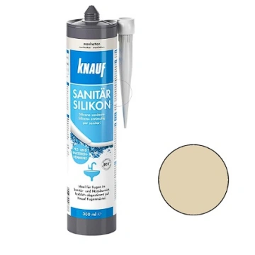 Knauf Sanitar-Silicon Silikona hermētiķis, bahamu 