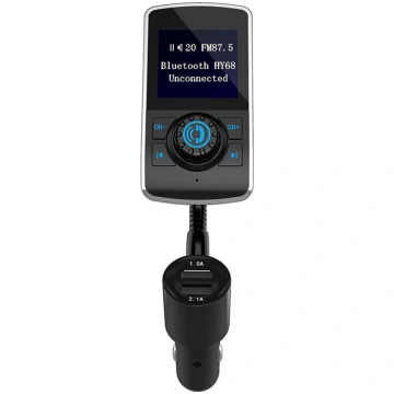 Automašīnas FM modulators, Bluetooth, AUX, 2 x USB