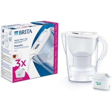 Dzbanek filtrujący 2,4l Marella+3 wkłady PRO Pure 