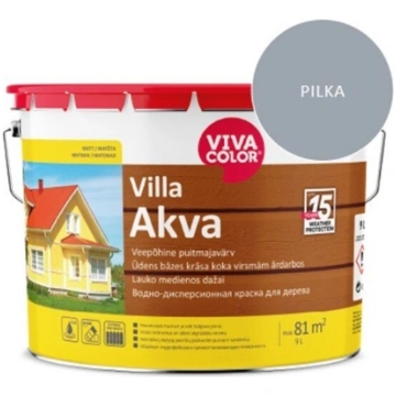 VivaColor PAINT FACADE VILLA AKVA L GREY 7040 9L 7