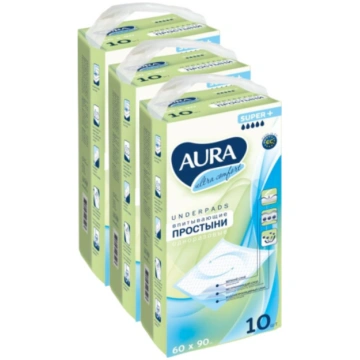 Aura Ultra Comfort paladziņi 60x90cm 3x10gab