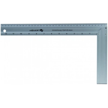 Stūrenis Högert HT4M203, 350 mm, alumīnijs, 90 °