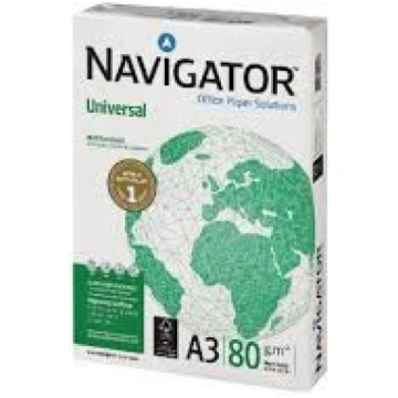 Ofisa papīrs Navigator, A3, 80 g/m², balta krās., 