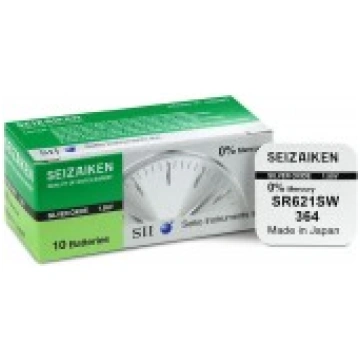 Seizaiken by Seiko 364 SR621SW 1.55V Silver Oxide 