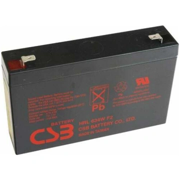 CSB BATTERY HRL634WF2 34WATT 6V 9Ah | HRL634WF2 | 