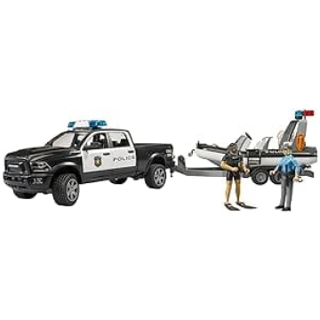 bruder 02507 - RAM 2500 policijas pikaps, gaismas 