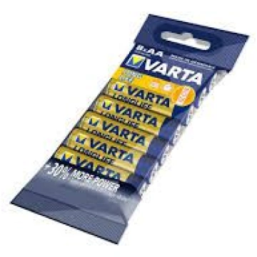 1x8 Varta Longlife AA LR 6 Bulk Pack ( 04106101328