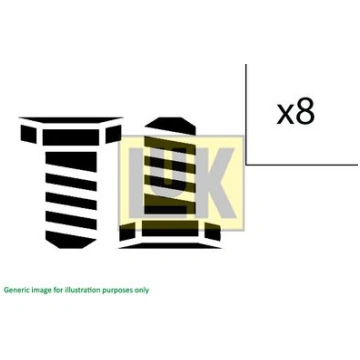 Schaeffler LuK 411014810 Skrūvju komplekts, Sparar