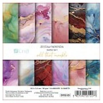 Skrapbukinga papīra kolekcija "ALL THAT MARBLE", 1
