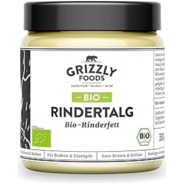 Grizzly Foods • Bioloģiska liellopa tauki (1 x 330