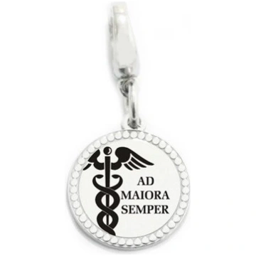 Medicine Graduation coin charm Gioielli De Rosa