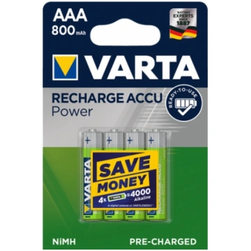 Lādējamās baterijas AAA Varta 800 mAh 56703 567031