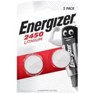 Vienreizējā baterija Energizer CR2450