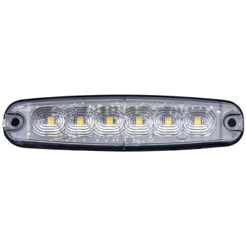 Stroboskops LED Strands 6 LED 18W caurspīdīgs lēca